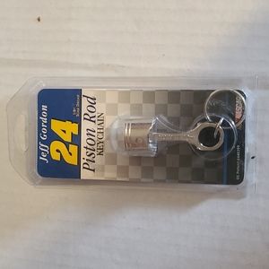 Jeff gordon 24 pistol rode keychain